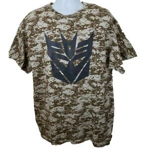 Official Transformers Decepticon Desert Digital Camo Camouflage T-shirt XL